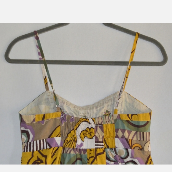 Cabi Style #107 Patchwork Beaded Sundress Size 2 Empire Waist - Picture 7 of 8